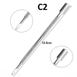 Kopytko do skórek C2 – Dwustronne, profesjonalne, stal chirurgiczna | NILO